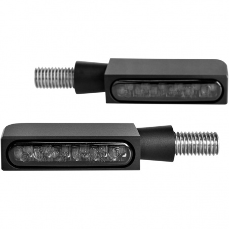 Mini-clignotants av/ar noir à LEDs par Heinz Bikes
