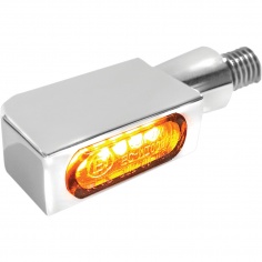 Micro-clignotants av/ar chrome à LEDs par Heinz Bikes