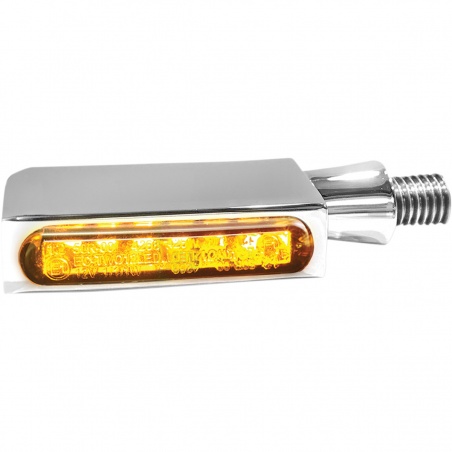 Mini-clignotants av/ar chrome à LEDs par Heinz Bikes