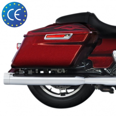 Silencieux Chrome 4" ECE Euro 4 pour CVO 117 par Rinehart®