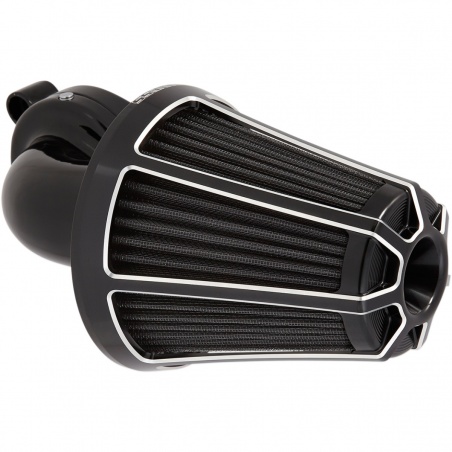 Filtre à air Sportster conique Beveled Black par Arlen Ness®