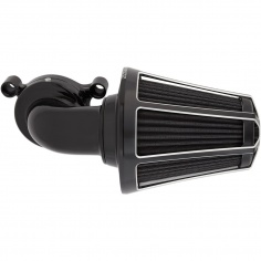 Filtre à air M-Eight conique Beveled Black par Arlen Ness®