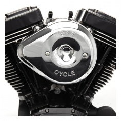 Harley M-8 Filtre à air Chrome Teardrop par S&S Cycle®
