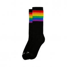 Chaussettes Rainbow Pride Black by American Socks®
