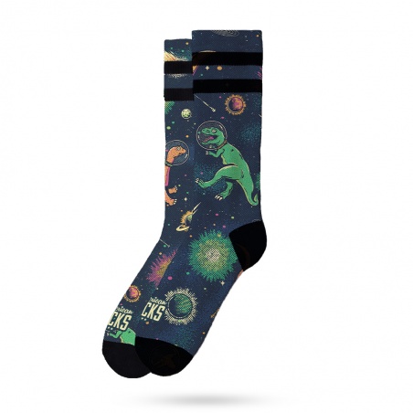 Chaussettes Space Dino by American Socks®