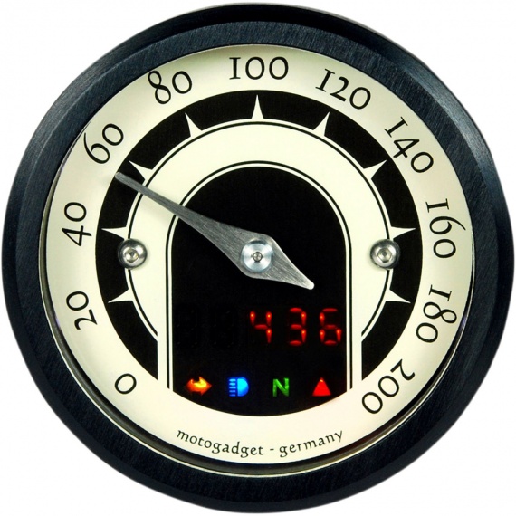 Compteur Speedster Black 49mm par Motogadget®