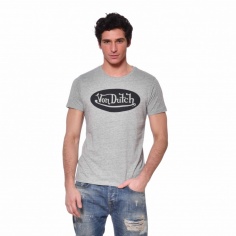 T-shirt Front Grey par Von Dutch®