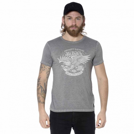 T-shirt Eagle Gris par Von Dutch®