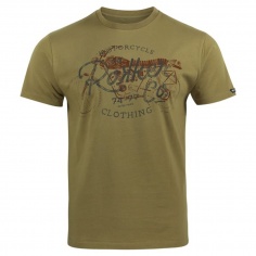 T-Shirt Heritage Marron by The Rokker Company®