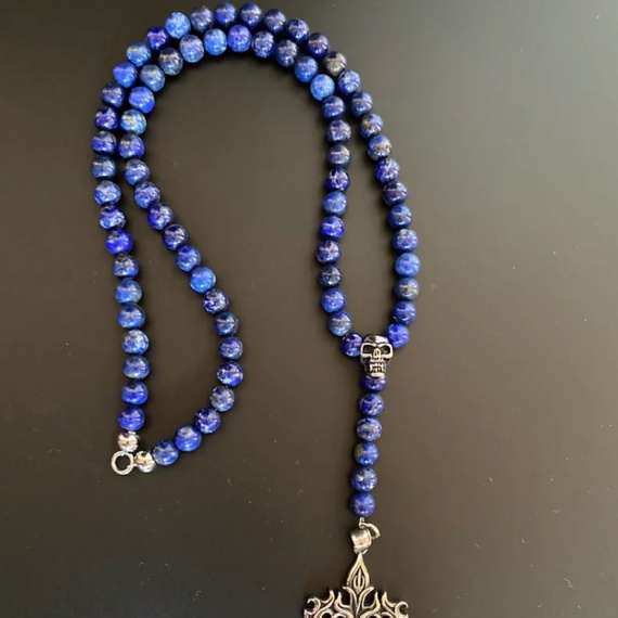 Chapelet Lapis Lazuli & pendentif par Sultiz®