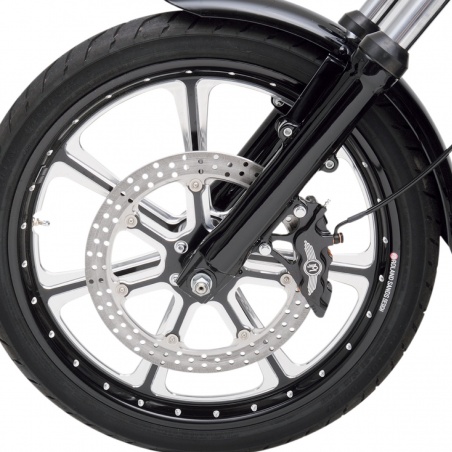 Harley Étrier de frein 6 pistons Contrast par Performance Machine®