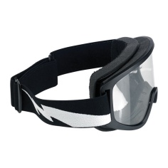 Masque/Lunettes moto 2.0 noir&blanc/transparent par Biltwell®